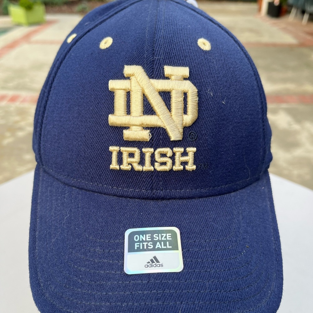NWT Adidas Notre Dame Fighting Irish Baseball Hat
